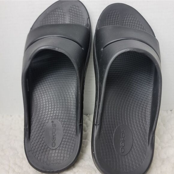 Oofos OOahh Orthopedic Shoes Mens Size 11 Recovery Comfort Black Slide Sandals main image 7